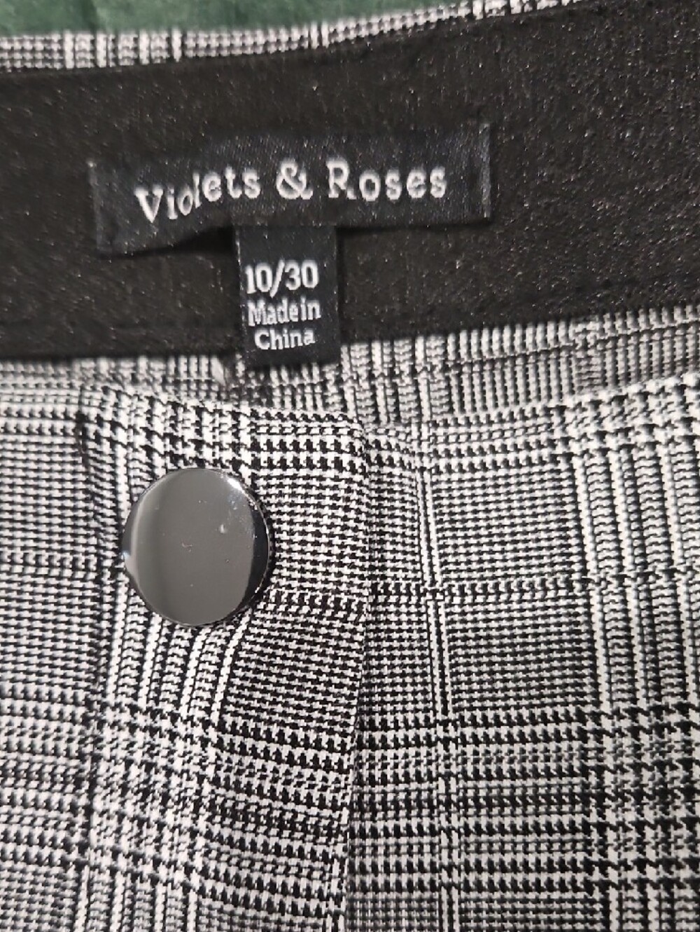 Violets and Roses Mid Rise Slim Straight Trouser - Picture 2 of 7